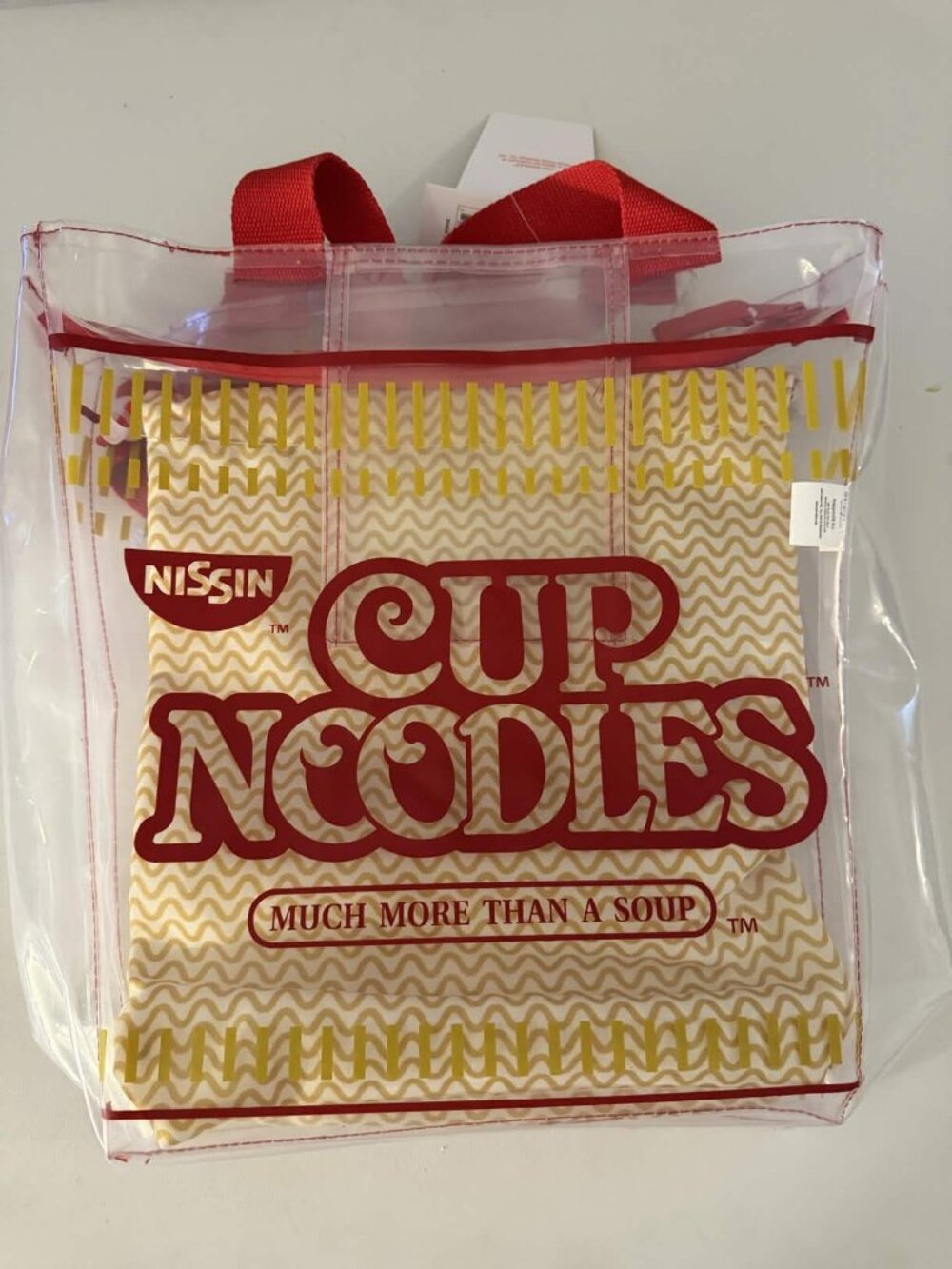 Nissin Cup Noodles Tote Bag 2 Piece Set NWT